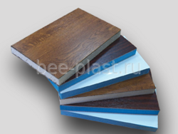 Сэндвич-панель пвх  цветная